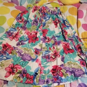 Floral skirt